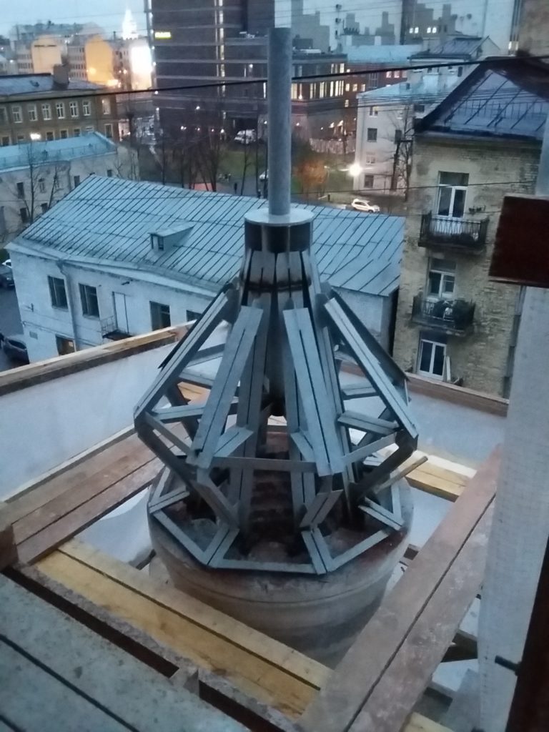 Изготовление купола креста